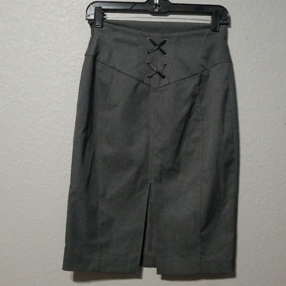 Express High Waist Pencil Skirt - Picture 2 of 4